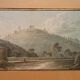 Old watercolour on paper from the early 19th century - landscape