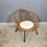 Fauteuil en rotin Rohe Nordwolde