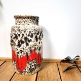 Vase West Germany fat lava