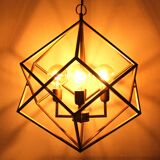 Modern chandelier, 3 lights, 20th century.