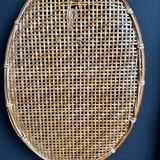 Antique rattan and wicker carpet beaters