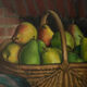 Still life of apples and pears, signed Robert Chaillat