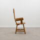 Oak brutalist chair 70s