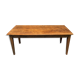 Rustic french farmhouse dining table made of oak and elm