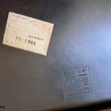 Black Assisa chair by Paolo FAVARETTO for Press Italy. 1980s