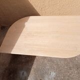 Travertine coffee table