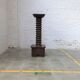 Antique wooden screw