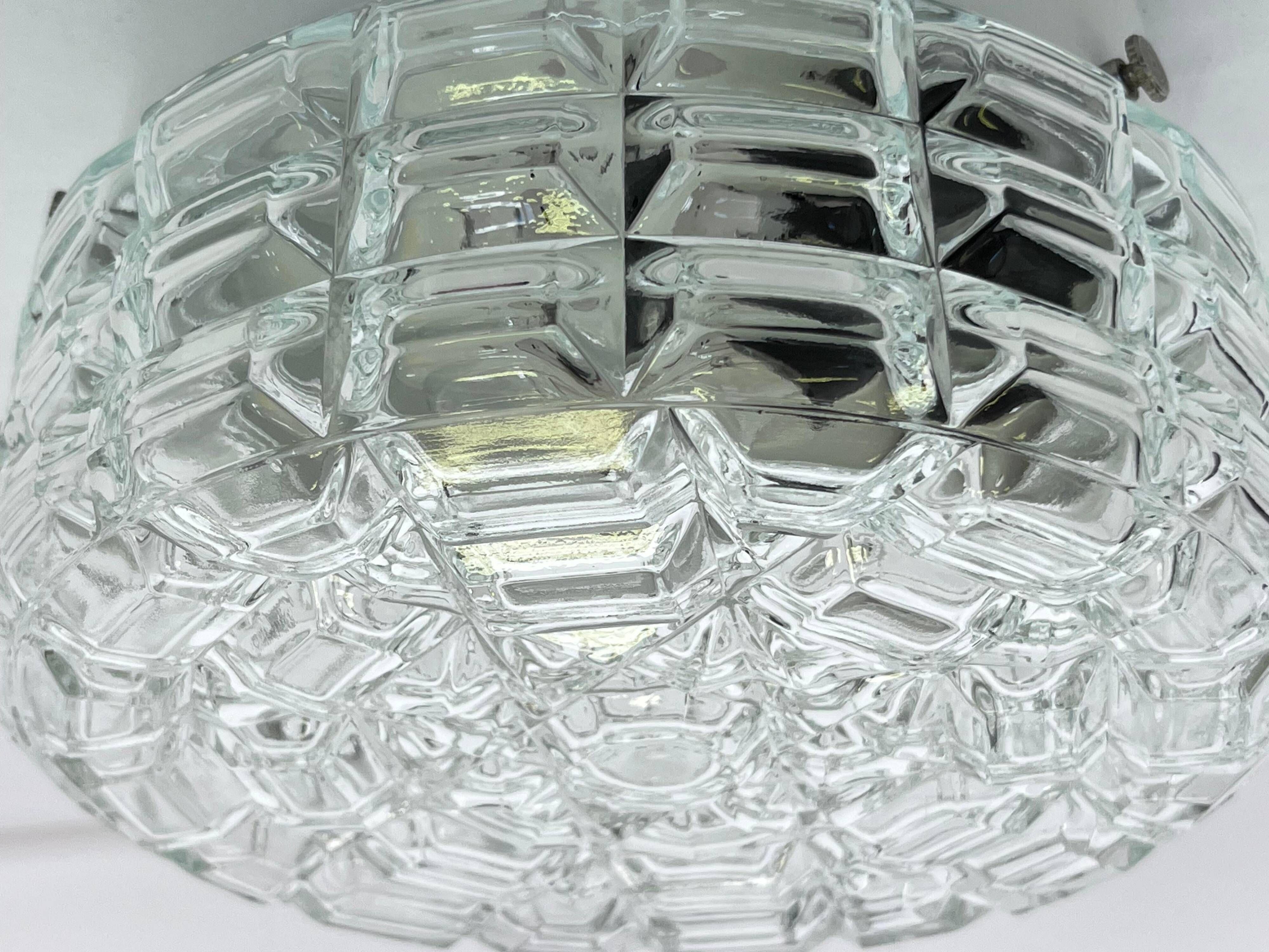DESIGN Wall or Ceiling Lamp Midcentury, Flushmount, 1970 - 5 pieces available