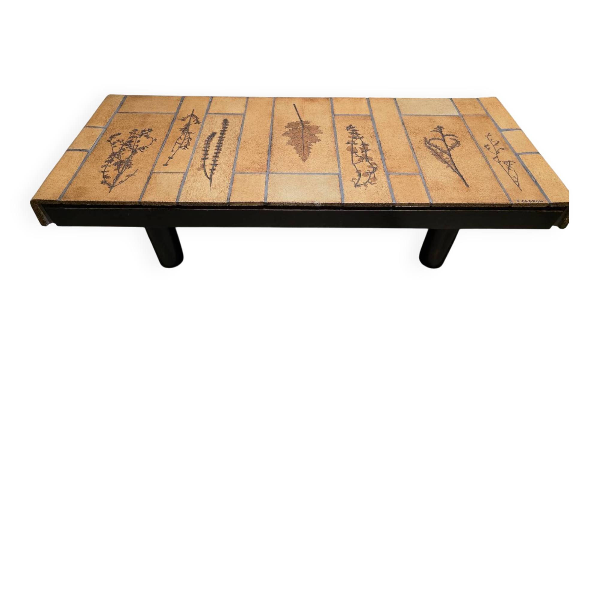 Ceramic wood coffee table CAPRON