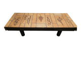 Ceramic wood coffee table CAPRON