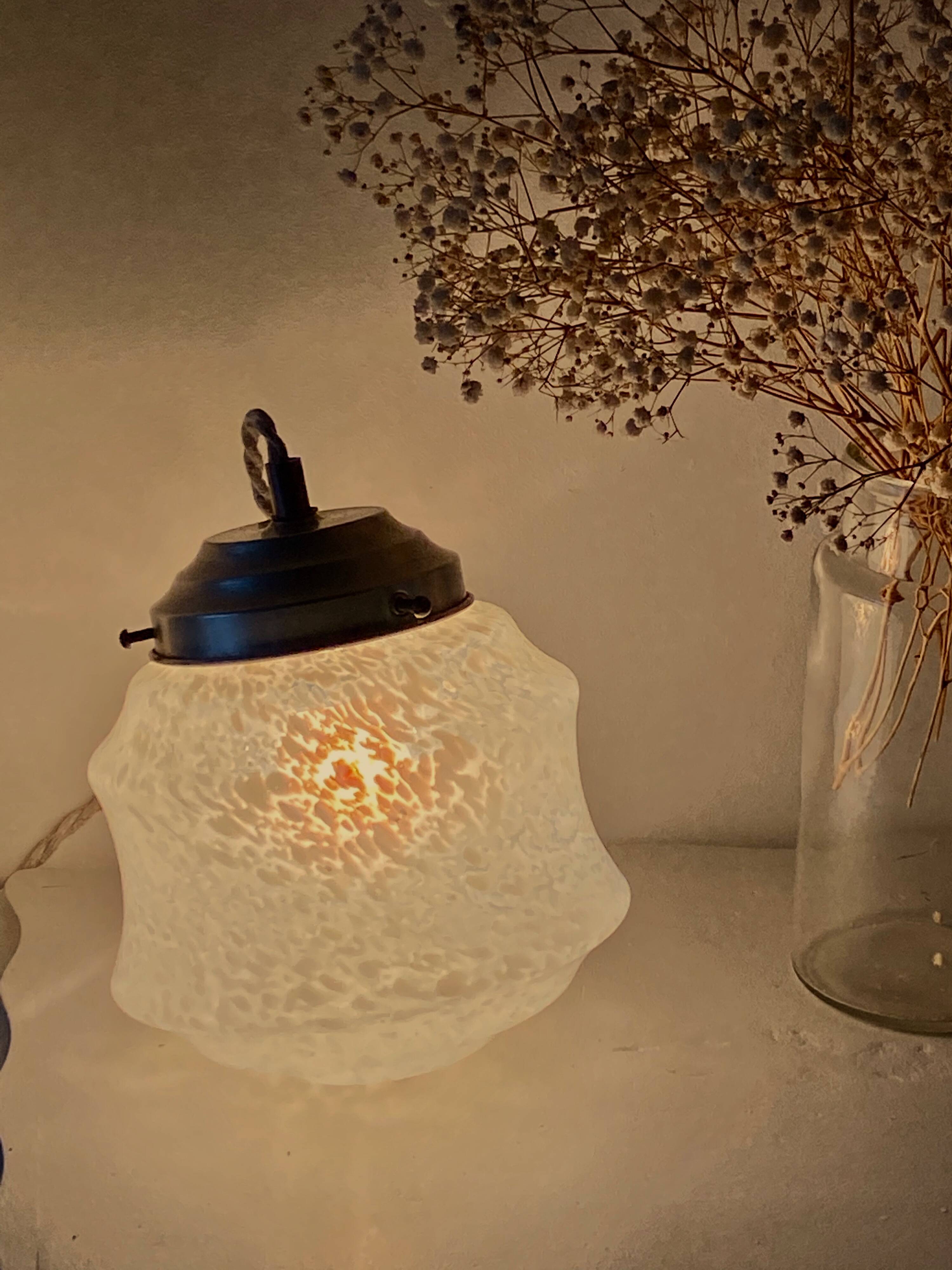 Clichy glass pendant light