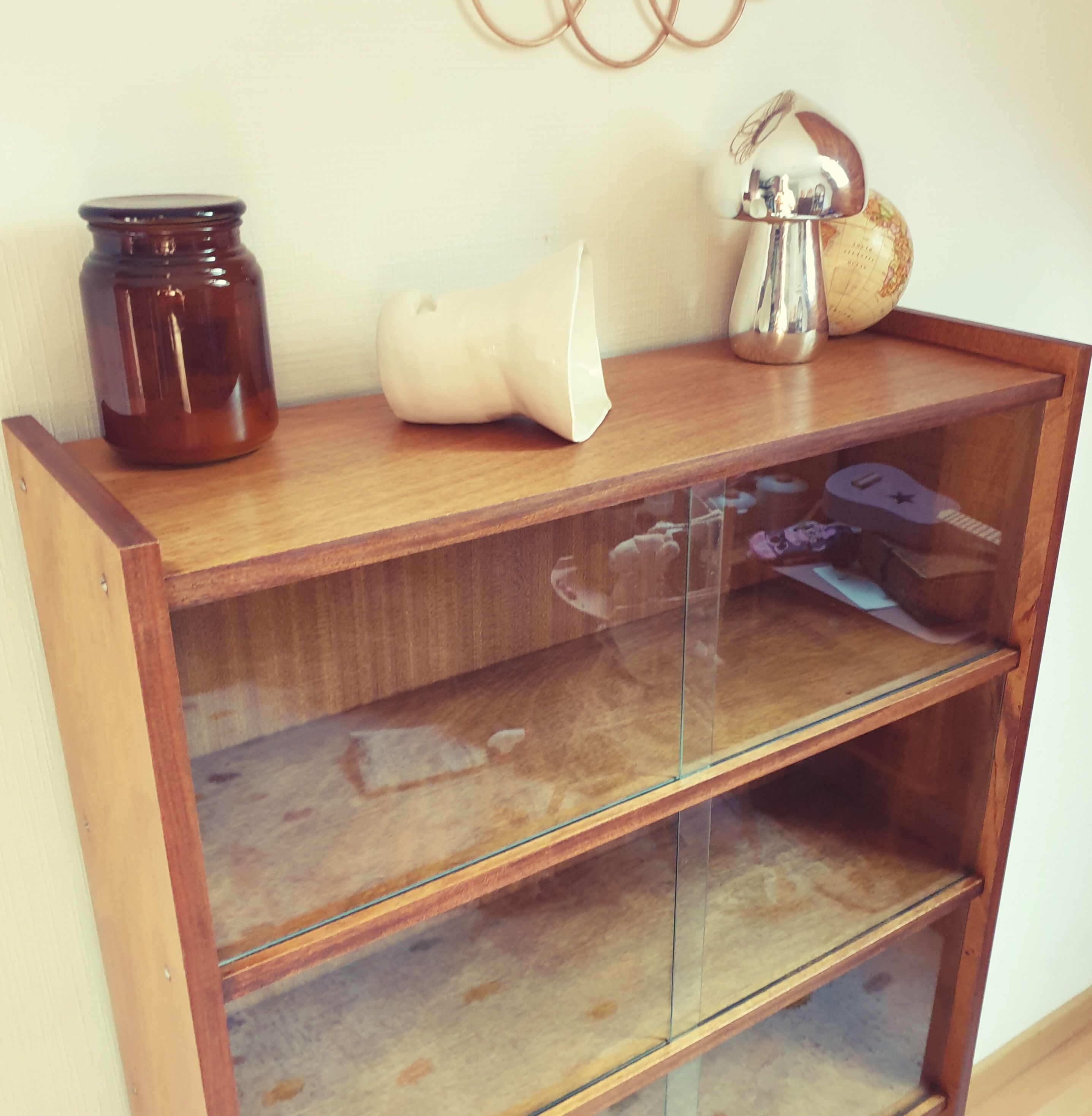 Vintage library / modernist vintage storage cabinet