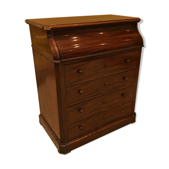 Coiffeuse commode style Louis Philippe en Acajou
