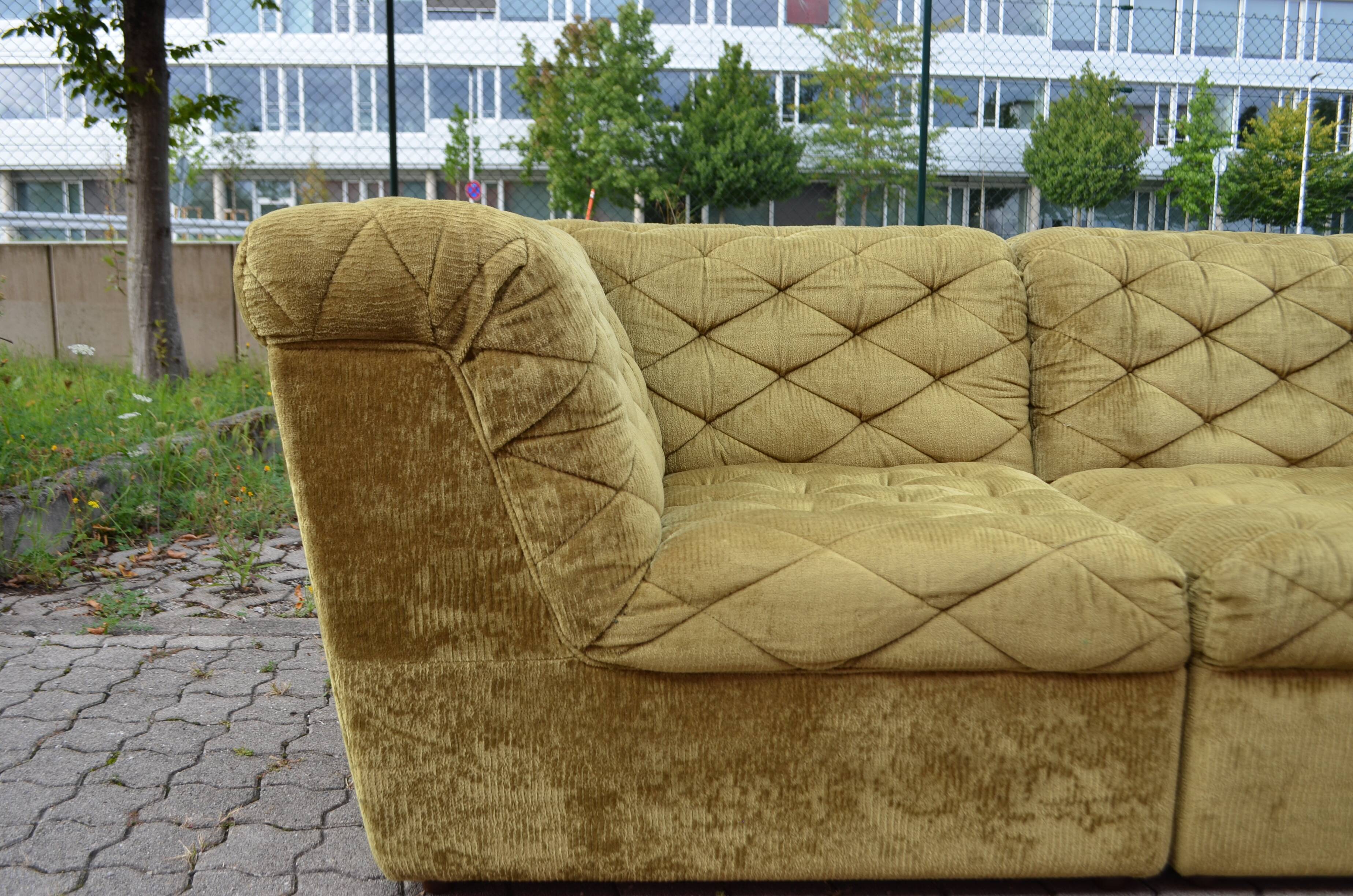Vintage Laauser Modular Sofa green