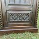 Neo Gothic oak cabinet