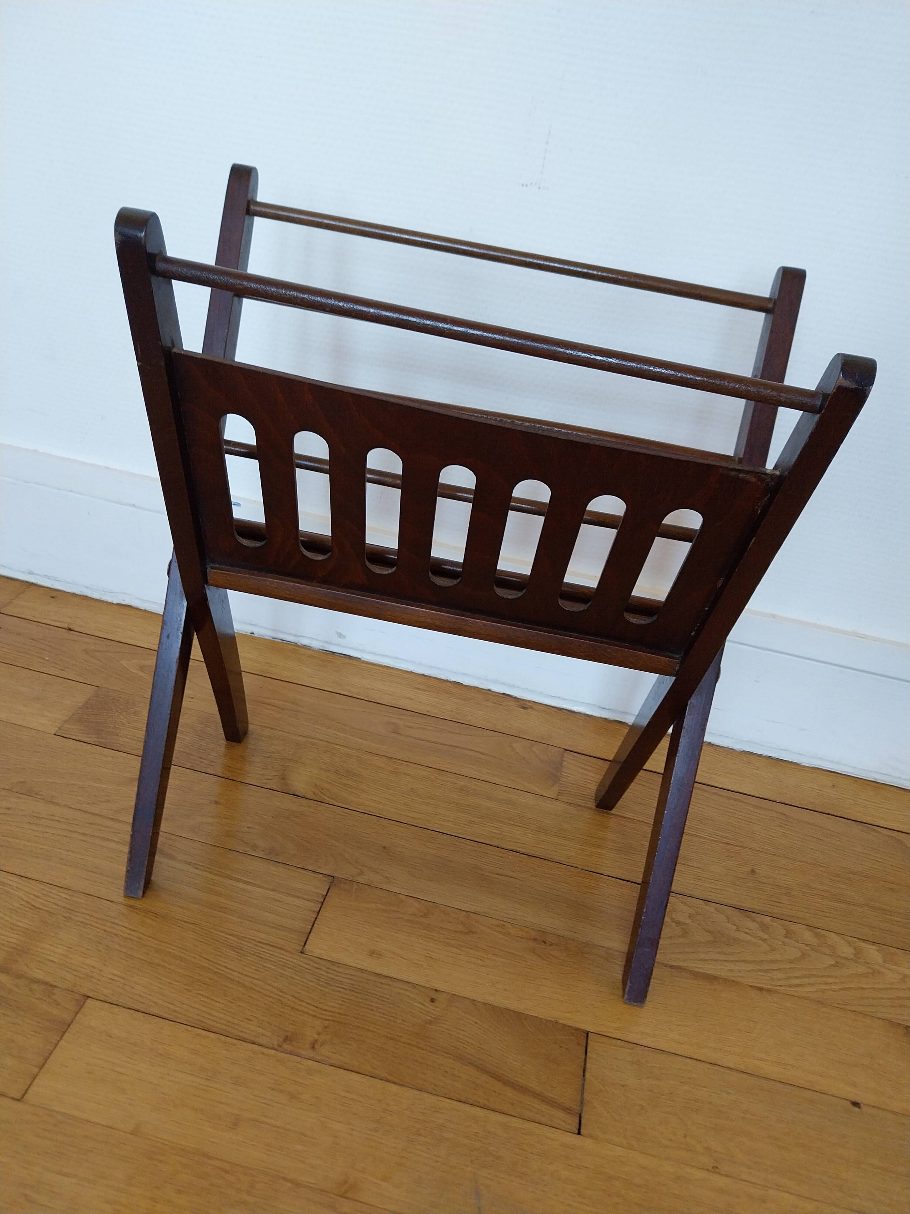 Vintage magazine rack 1960 Cees Braakman