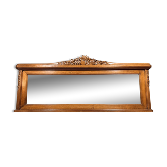 Miroir époque art déco en noyer vers 1930
