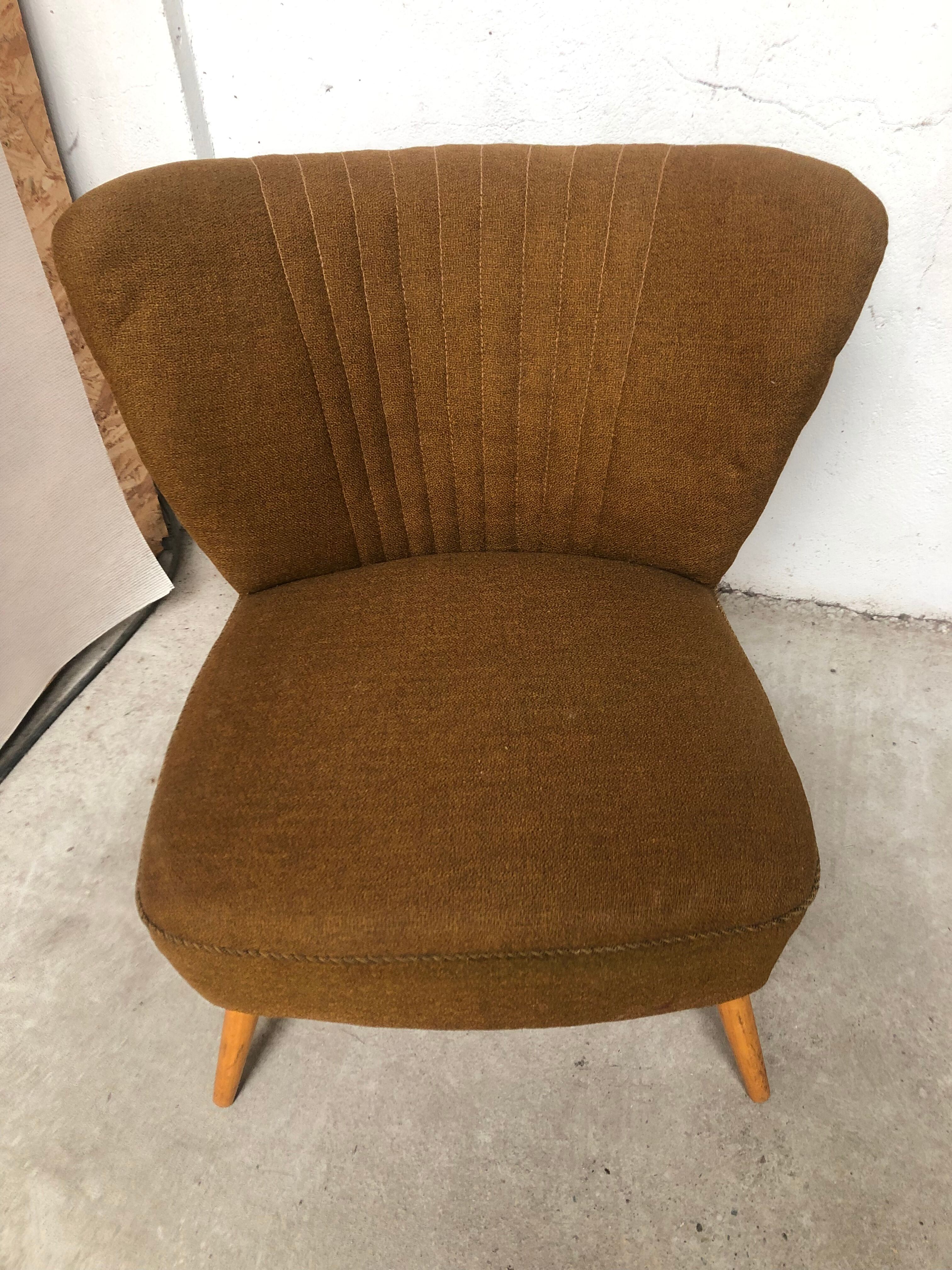 Vintage cocktail armchair 60s