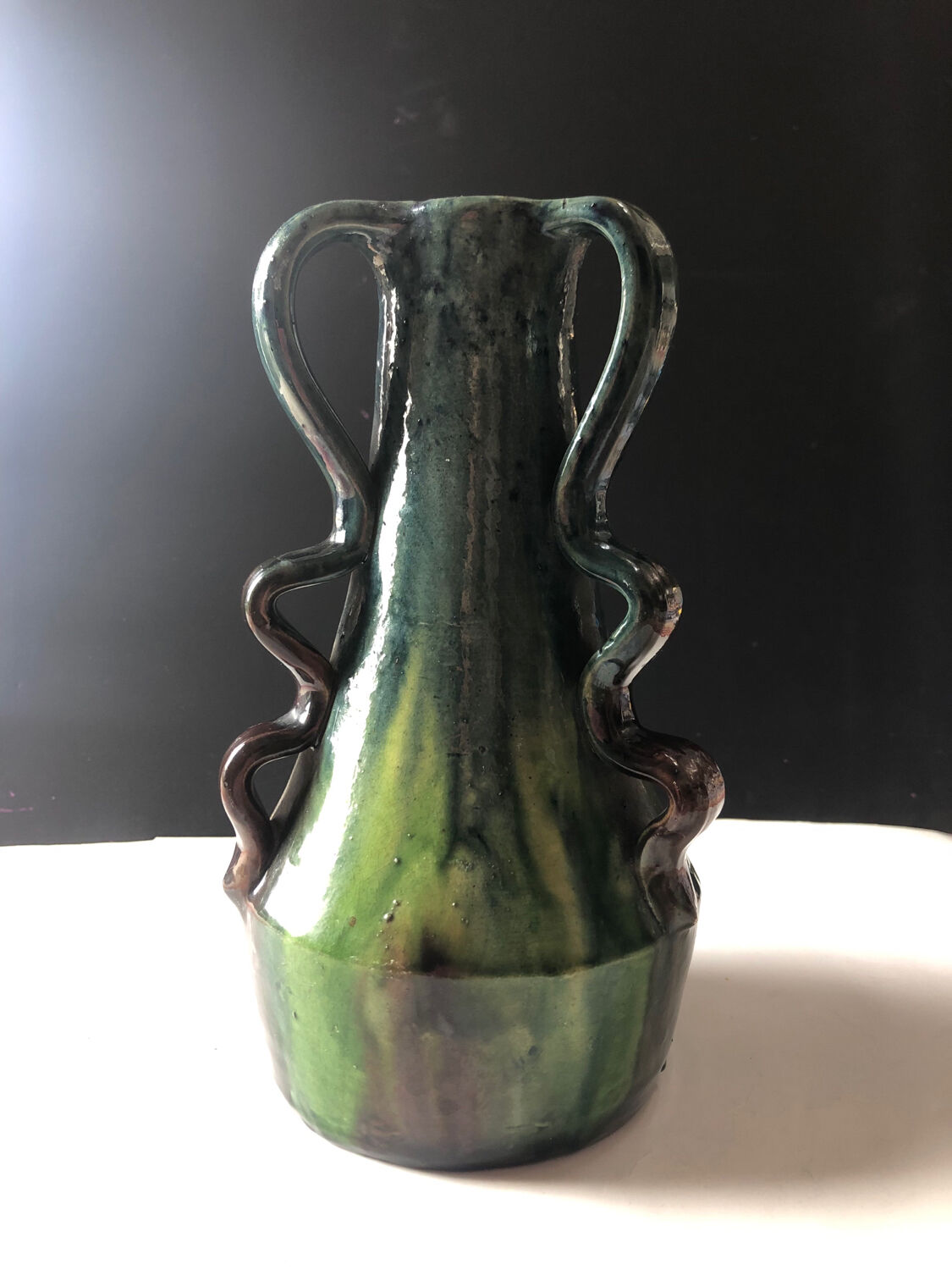 Thulin earthenware vase