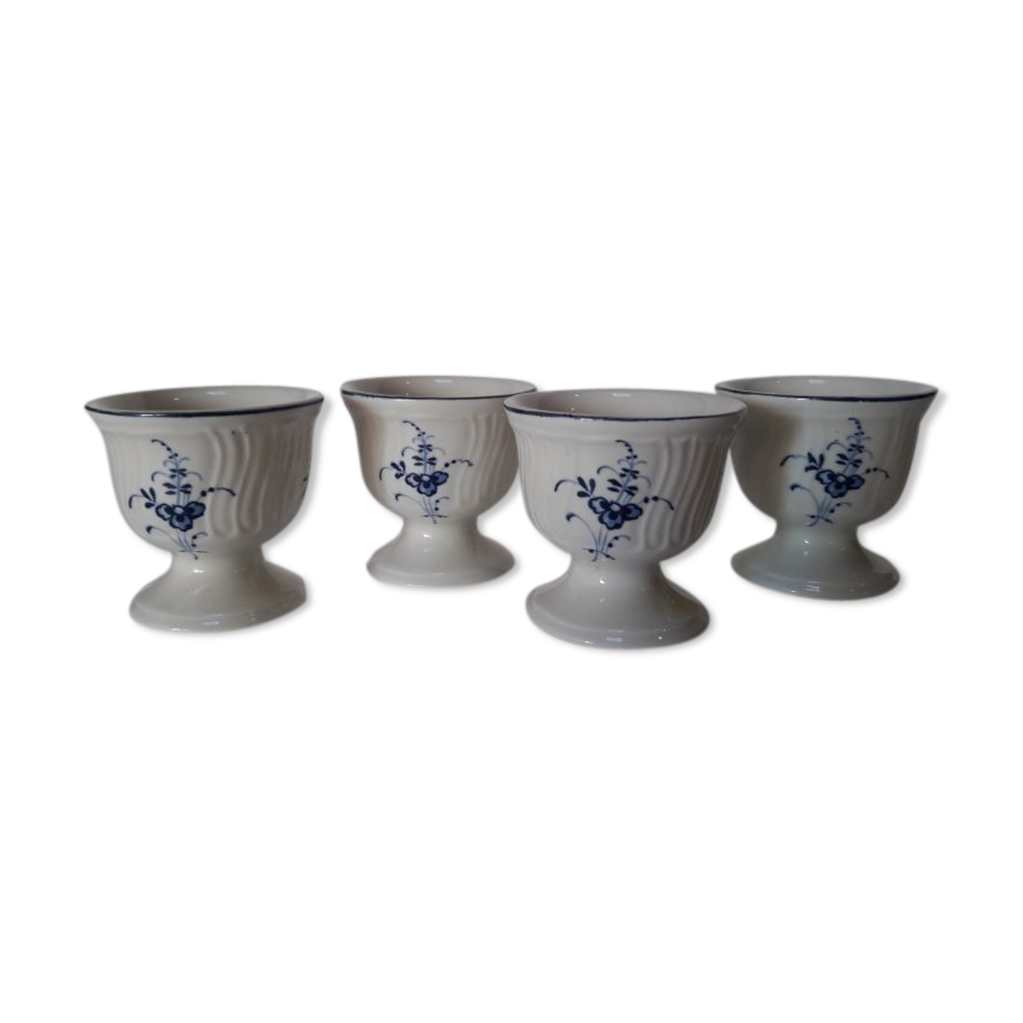 Coquetier x4 Villeroy and Boch collection old Luxembourg