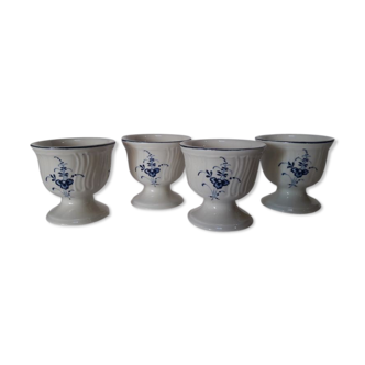 Coquetier x4 Villeroy and Boch collection old Luxembourg