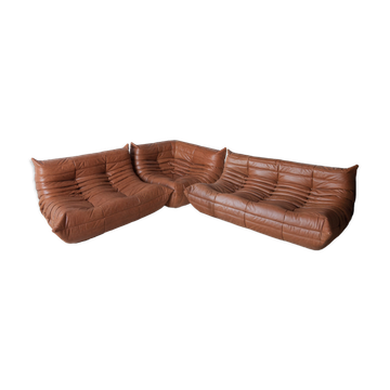 Set of 3 sofas Togo designed by Michel Ducaroy 1973