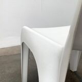 Stackable German chair in mid-century space age style by Helmut Bätzner for Bofinger, 1960s.