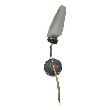 Art Deco black and gold wall light