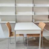 Wall shelf with desk by Dieter Rams for Vitsoe