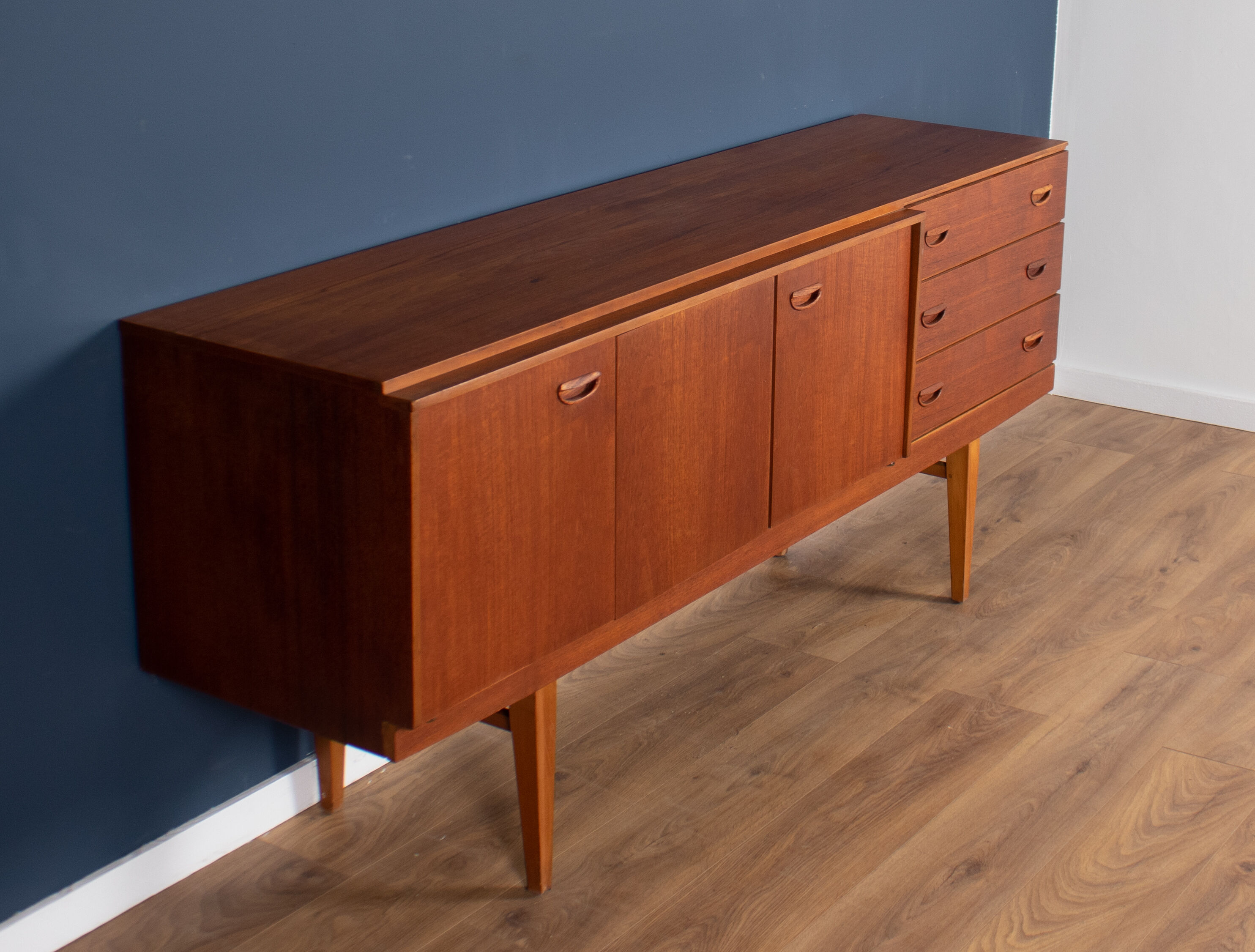 Retro teak 1960s beutility mid century sideboard