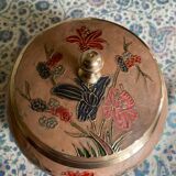 Cloisonné enamel candy box 70s