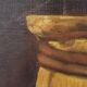 Oil on canvas still life not signed apples pitcher kitchen