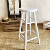 Antique solid wood stool