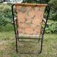 Chaise de camping vintage