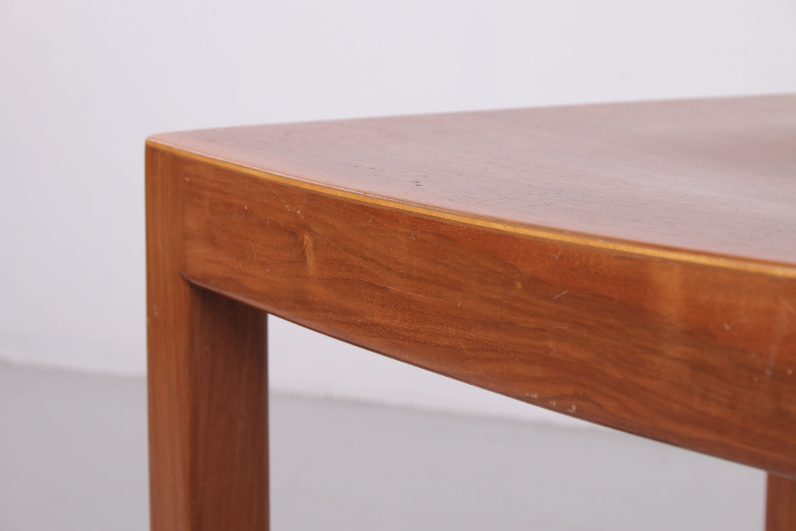 Danish beech wood sidetable / stool, 1960s
