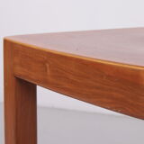 Danish beech wood sidetable / stool, 1960s