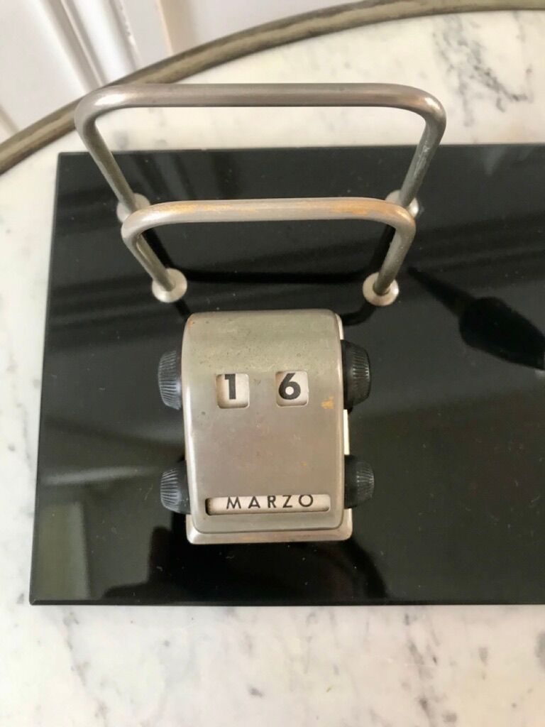 Date pencil holder Italian 50s