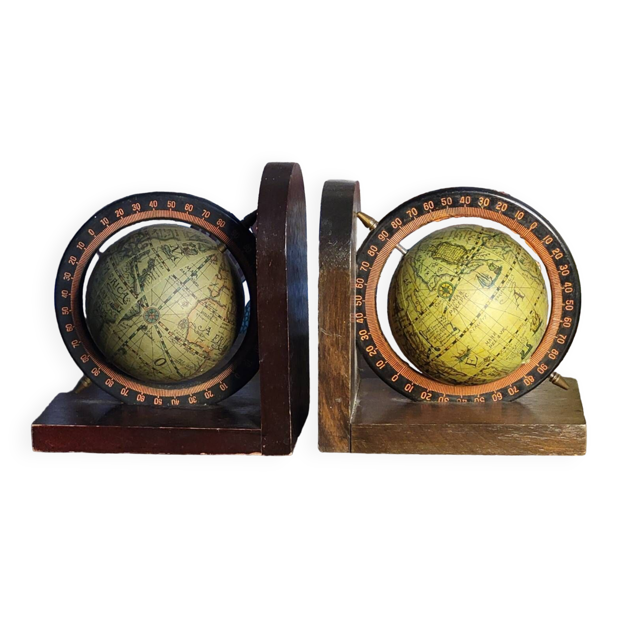 World map bookend