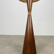 Scandinavian diabolo floor lamp in teak by Parker Knoll, 1960s