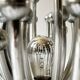 Lampe Pistillo, applique ou plafonnier en chrome Valenti Luce, design 1970
