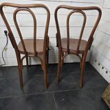 Pair of bentwood bistro chairs