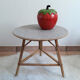 Table en rotin vintage 1960
