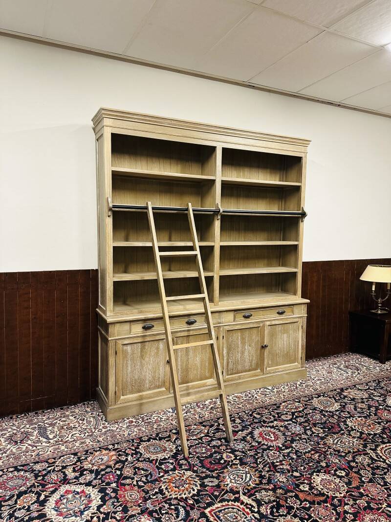 Country Pale Oak Look Bookcase