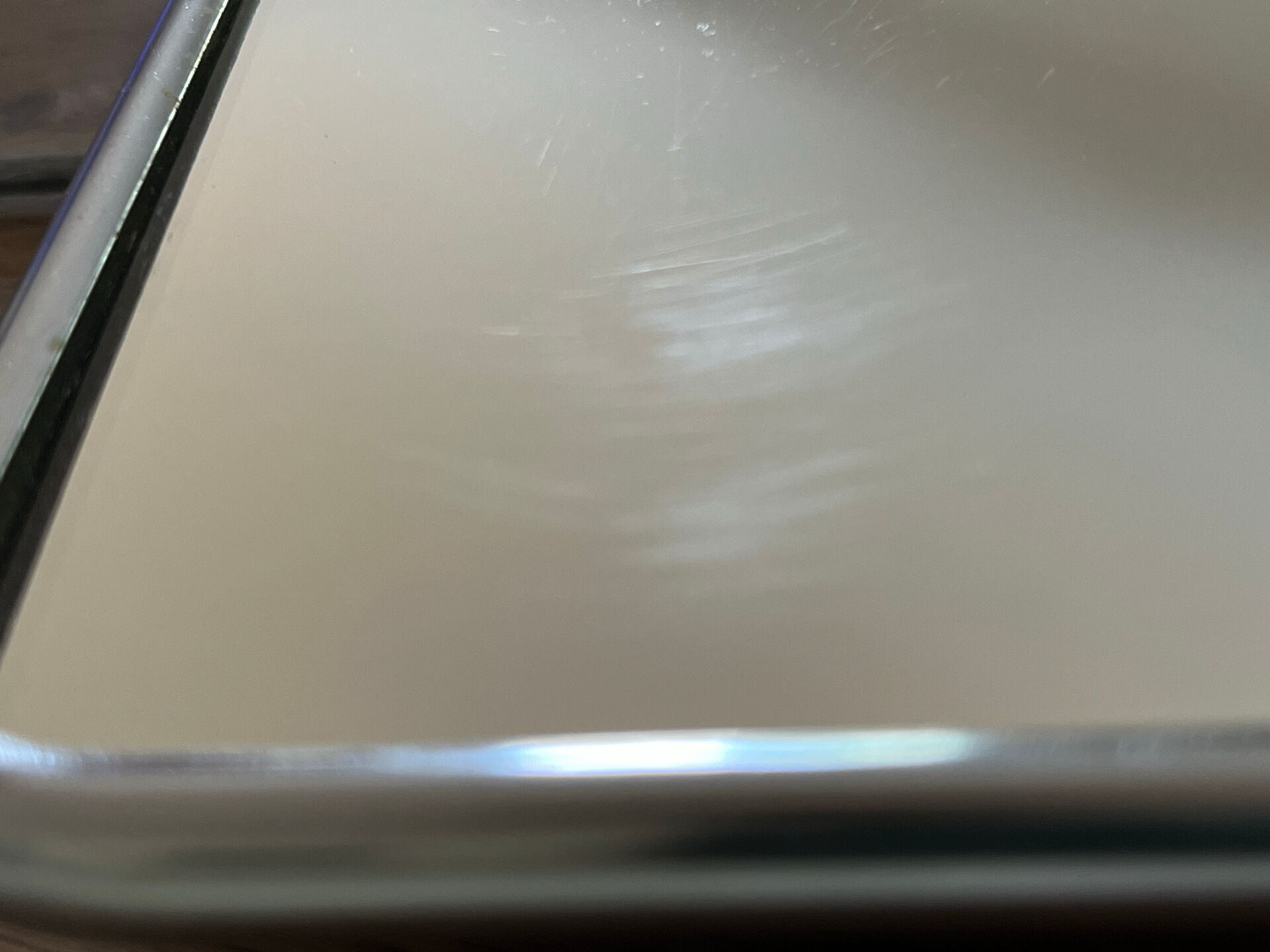 Small barber's mirror