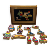Boite de jeu en bois pour enfants