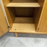 Armoire scandinave 3 portes en teck blond