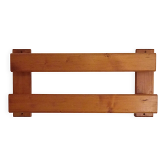 Vintage pine towel rack