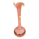 Old Pink Opaline Soliflore Vase + Vintage Gold & Camé Decor