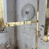 Brass shelf 1970 Belgo Chrom regency