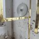 Brass shelf 1970 Belgo Chrom regency